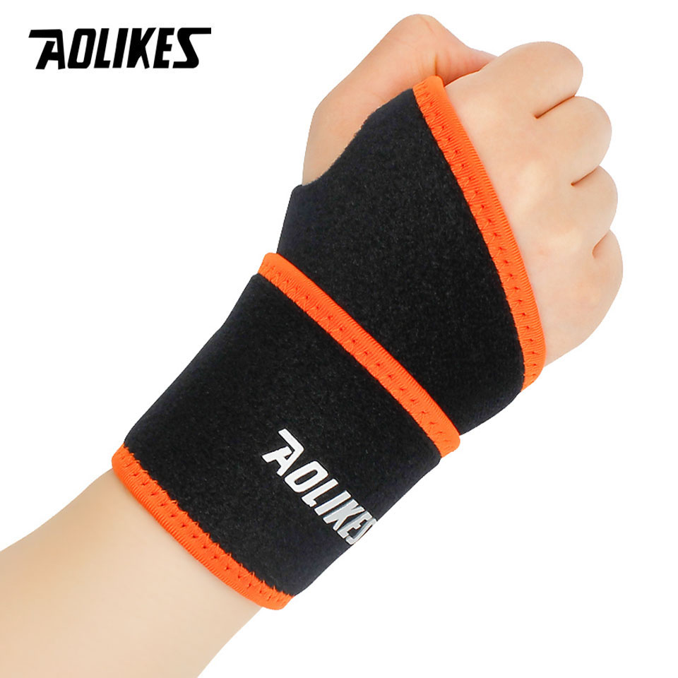 Wrist Wraps Weightlifting Support - をaolikes 1 pc手首ブレースサポート親指スタビライザー調節可能な手首のサポートラップバレーボールbasketabll重量挙げ保護