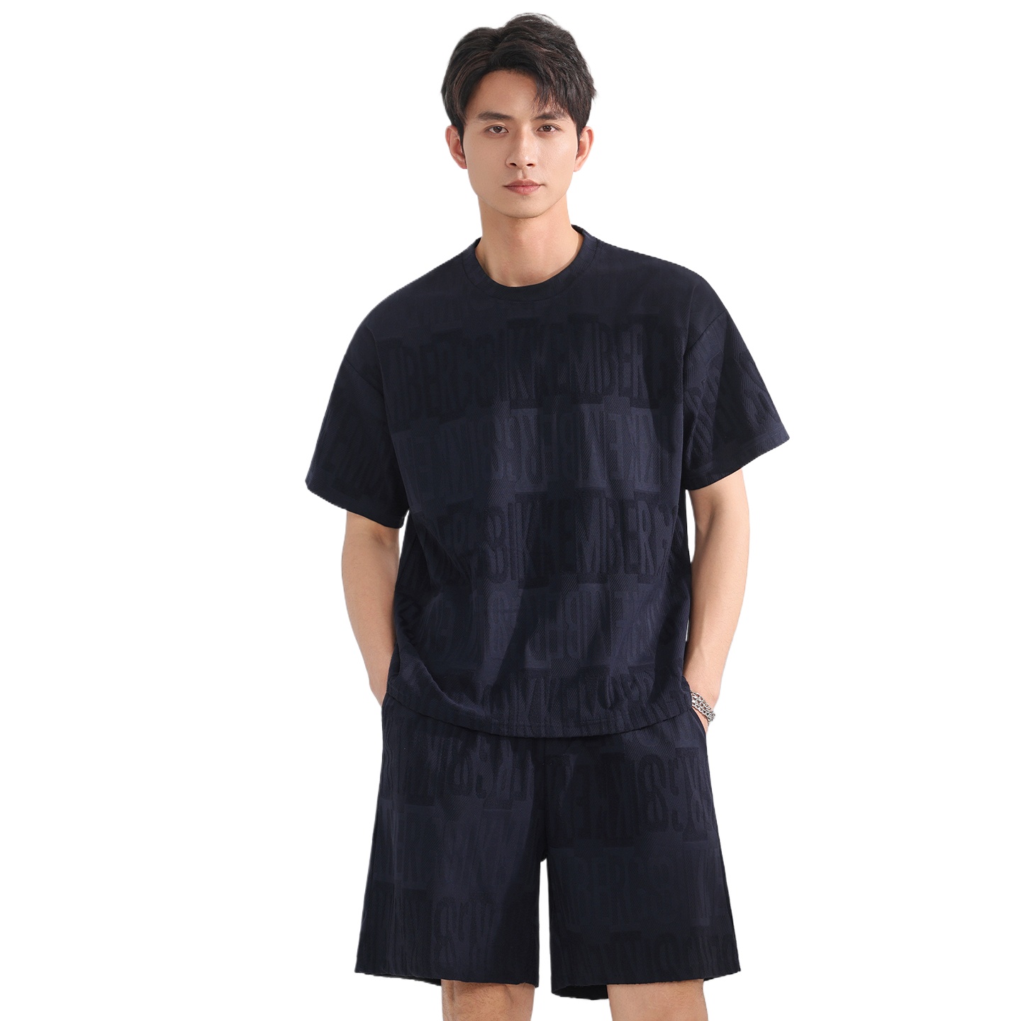 【トップ5ポイントパンツ】メンズTシャツセット 夏用 ファッ - Cycling のレビューと価格