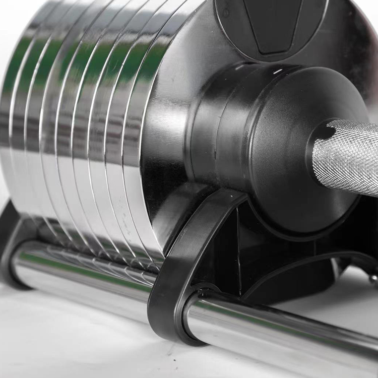 クローム調整可能ダンベルペア2kg(5lb) または4kg( - Adjustable Dumbbell Pair 40Kg のレビューと価格