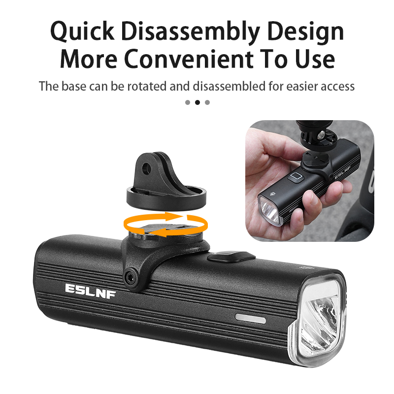 ESLNF自転車ヘッドライト 1000ルーメン 4800mA - Rechargeable Bicycle Headlight 1000 Lumen のレビューと価格