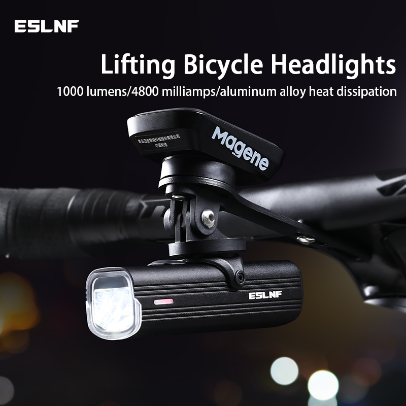 ESLNF自転車ヘッドライト 1000ルーメン 4800mA - Rechargeable Bicycle Headlight 1000 Lumen のレビューと価格