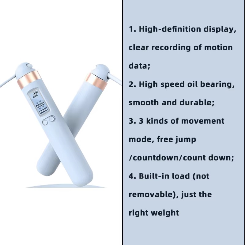 YTYINYTYI スマート調整機能付きデジタル縄跳び。カウ - Smart Jump Rope Digital Counter のレビューと価格