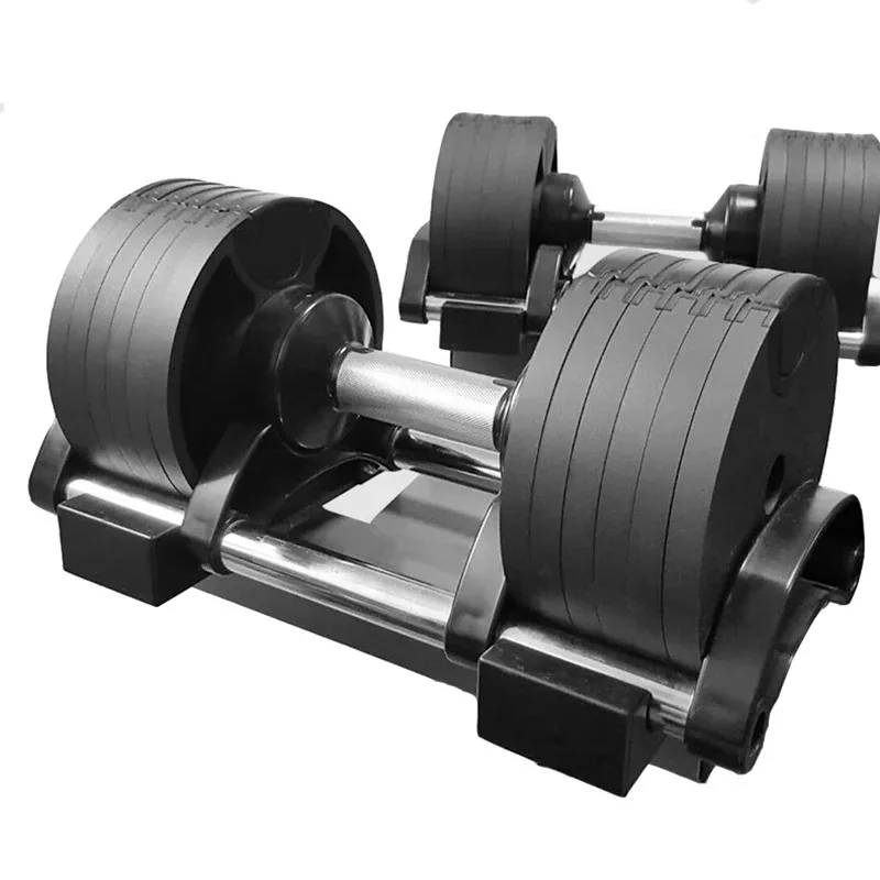 調整可能なダンベル2個組、合計重量40kg。男性向け、家庭用 - Adjustable Dumbbell Pair 40Kg のレビューと価格