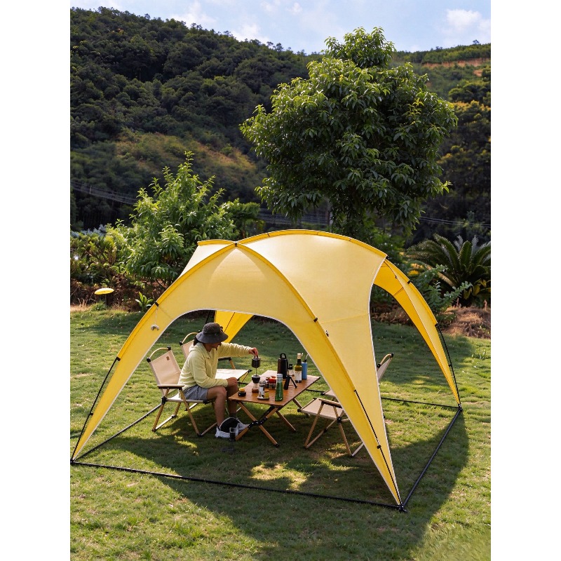 ドーム型ポップアップテント。屋外キャンプ、紫外線対策、日焼け - Camping のレビューと価格