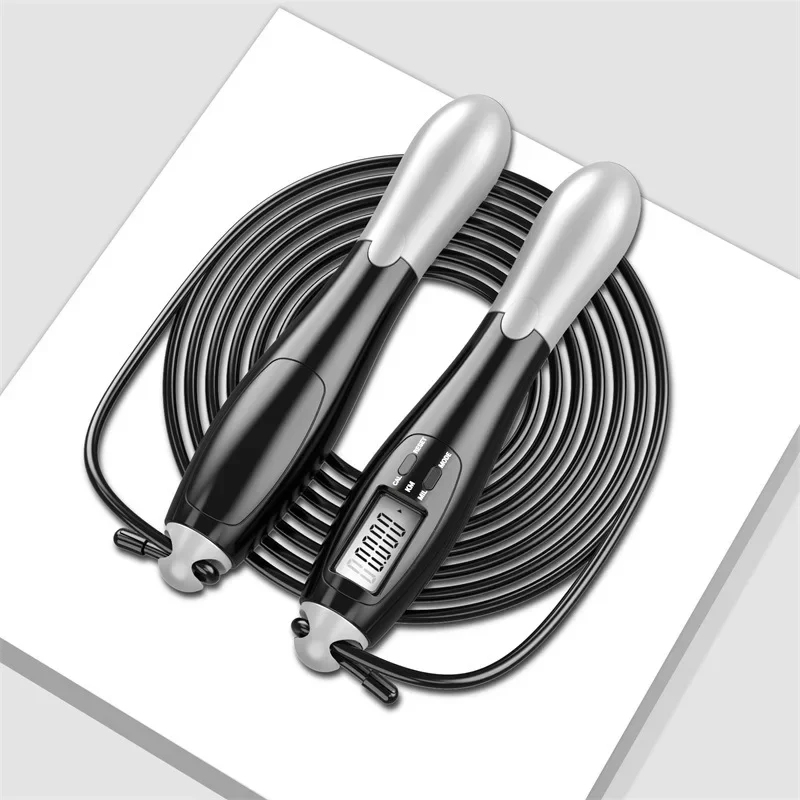 LCDデジタルジャンプロープ、スマートカウンター付き、調節可 - Smart Jump Rope Digital Counter のレビューと価格